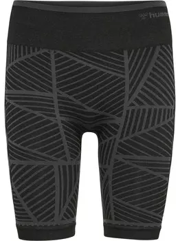 Hmlmt Energy Бесшовные шорты Mw Женские тайтсы для йоги с технологией Beecool HUMMEL, цвет grau