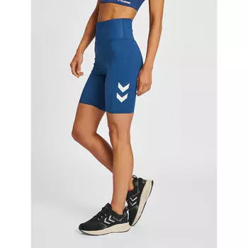 Hmlmt Grace Hw узкие женские шорты для йоги, узкие, гибкие HUMMEL, цвет blau
