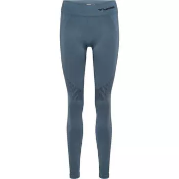 Hmlmt Shaping бесшовные колготки Mw, женские леггинсы для йоги HUMMEL, цвет blau