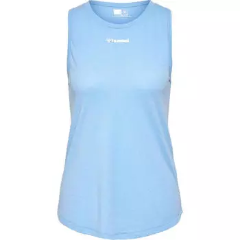 Hmlmt Vanja Top женский топ для йоги из переработанного полиэстера. HUMMEL, цвет blau