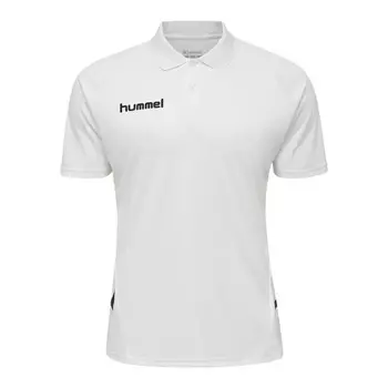 Hmlpromo Polo Унисекс Детская мультиспортивная рубашка-поло HUMMEL, цвет weiss