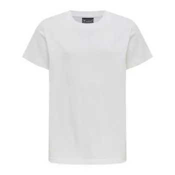 Hmlred Базовая футболка унисекс детская мультиспорт HUMMEL, цвет weiss