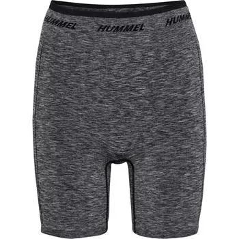 Hmlte Cami Seamless Mw Shorts Обтягивающие шорты женские HUMMEL, черный