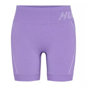 Hmlte Christel Seamless Shorts Обтягивающие шорты для женщин HUMMEL, фиолетовый