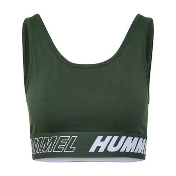 Hmlte Maja Sports Top женский тренировочный спортивный топ HUMMEL, цвет gruen