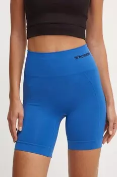 HmlTIF БЕСШОВНЫЕ ШОРТЫ тренировочные шорты Hummel, синий