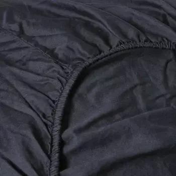 HnL Topper Перкаль Хлопковая простыня 90x200см Джинсовая ткань Heckett & Lane