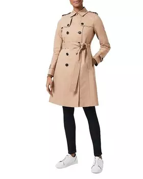 HOBBS LONDON Тренч Saskia, коричневый/бежевый