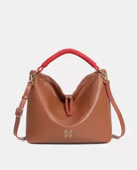 Хобо из кожи наппа с ручками на плечо Robert Pietri, светло-коричневый