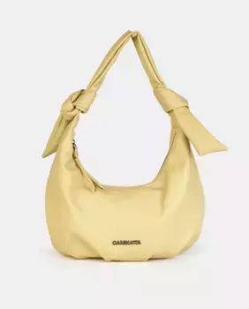 Хобо лимонного цвета Caminatta, жёлтый