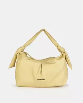 Хобо лимонного цвета Caminatta, жёлтый