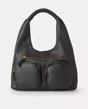 Хобо с внешними карманами Tintoretto, черный