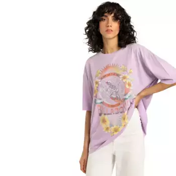Ходит сюда Billabong женская футболка, сиреневый