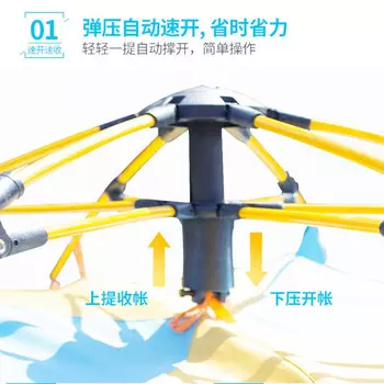 Hodow Hodtown двойной небесно-голубой кемпинговый влагостойкий коврик Kangqiao Lakeside палатка HDW1509 обновленная версия