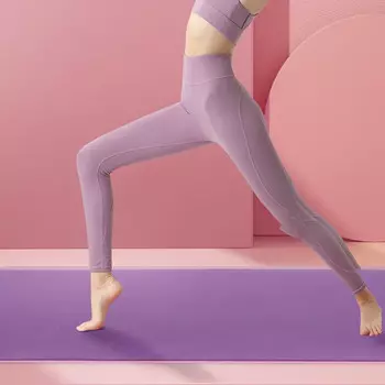 Hodtown Фитнес-коврик для йоги Мягкий водонепроницаемый амортизирующий износостойкий коврик для фитнеса HDW1604 Фиолетовый