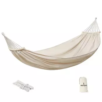 Hodtown гамак на открытом воздухе для кемпинга для взрослых и детей, утолщенный и расширенный холст, хлопок, общежитие для сна и отдыха HDW1514