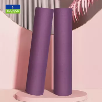 Hodtown Home Удобный утолщенный коврик для йоги для фитнеса HDW1604 Розовый Фиолетовый 183*61*1 см