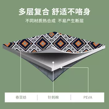 Hodtown коврик для пикника уличный утолщенный влагостойкий коврик портативный коврик для палатки пляжный коврик в этническом стиле коврик для столовых приборов 2 м * 2 м