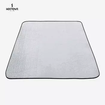 Hodtown Влагостойкий коврик Для улицы Водонепроницаемый и влагостойкий коврик из алюминиевой пленки Двусторонний коврик из алюминиевой фольги Влагостойкий коврик HDW1820 Белый