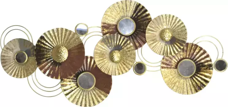 HOFMANN LIVING AND MORE предмет декора стен "декорация стен" 109х51х7 см, цвет goldfarben