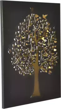 HOFMANN LIVING AND MORE предмет декора стен "панно" 51х64х2 см, черный