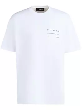 Hogan футболка из хлопка с логотипом, белый