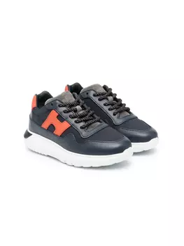 Hogan Kids сетчатые кроссовки Interactive, синий