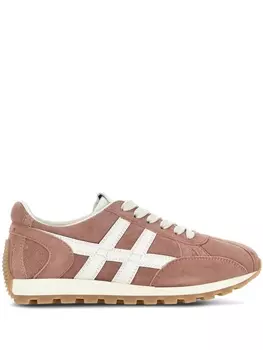 Hogan кожаные кроссовки, розовый