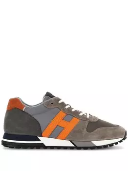 Hogan кроссовки H383, коричневый