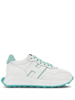 Кроссовки Hogan H641, белый/бирюзовый