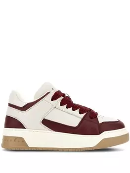 Hogan кроссовки H667 в двух тонах, белый