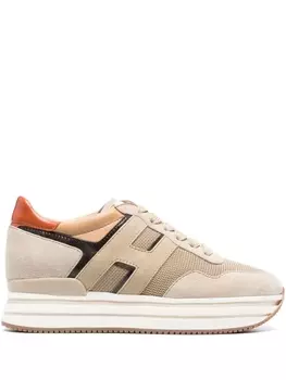 Hogan кроссовки Midi H222, нейтральный цвет