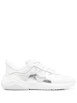 Кроссовки Hogan Lace-up, белый/серебристый