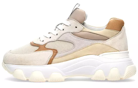 Кроссовки Hogan Lifestyle Women Low-top, бежевый/белый