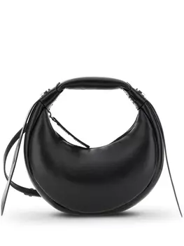 Hogan мини-сумка с тисненым логотипом, черный