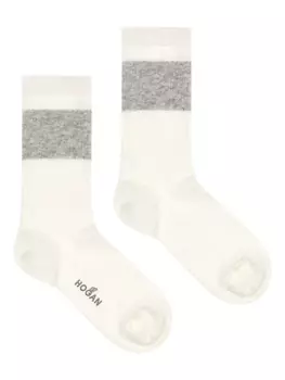 Hogan носки в полоску, белый