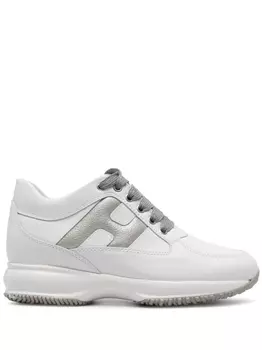 Hogan высокие кроссовки Interactive с логотипом, белый