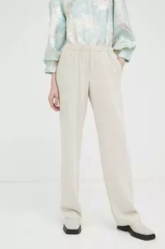 Хойс штаны Samsoe Samsoe, бежевый