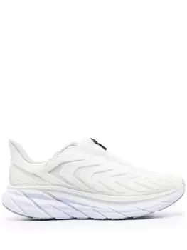 HOKA кроссовки Project Clifton на молнии, белый