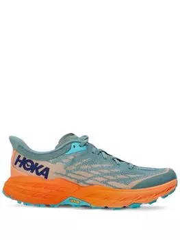 Кроссовки Hoka Speedgoat 5, бирюзовый/оранжевый