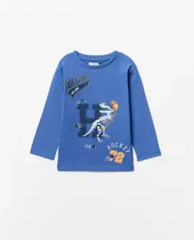Хоккейная футболка с изображением Дино Sfera, цвет Azuln