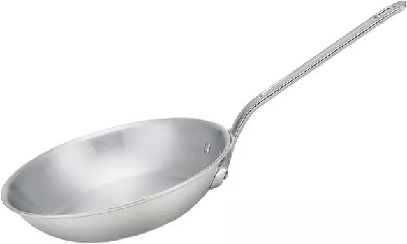 HOKUA AHLS201 Сковорода Meister Commercial IH BC, 7,1 дюйма (18 см) HOKURIKUALUMI, Silver