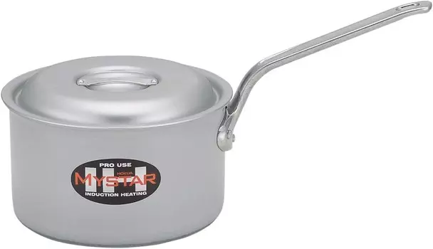 HOKUA AKTA305 Meister Commercial IH Глубокая кастрюля для одной руки, 11,8 дюймов (30 см) HOKURIKUALUMI, Silver
