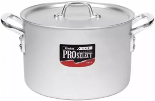 Hokuriku Aluminium A1520127 Кастрюля половинного размера Pro Select, 10,6 дюймов (27 см) HOKURIKUALUMI, Silver