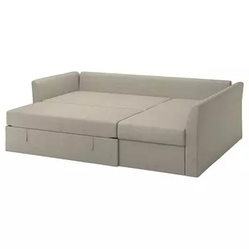 ХОЛЬМСУНД Диван-кровать угловой, Боргунда бежевый HOLMSUND IKEA