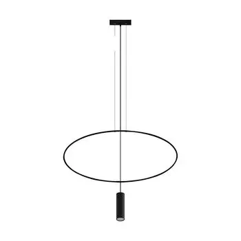 HOLAR 1 подвесной светильник черный 1xGU10 40Вт сталь 150x6x81см Thoro Lighting Sollux Lighting