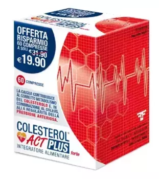 Холестерин Акт Плюс Форте 60 таблеток Сердечно-сосудистое здоровье F&F