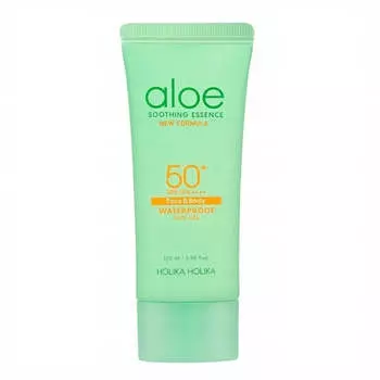 HOLIKA HOLIKA Aloe Soothing Essence Face & Body Waterproof Sun Gel SPF50+ солнцезащитный крем для лица и тела 100мл