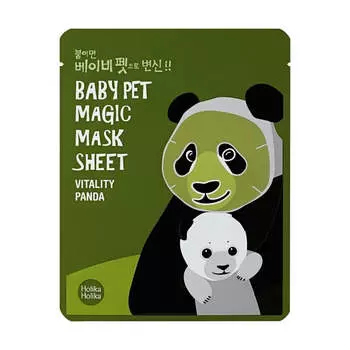 HOLIKA HOLIKA Baby Pet Magic Mask Sheet Vitality Panda оживляющая тканевая маска