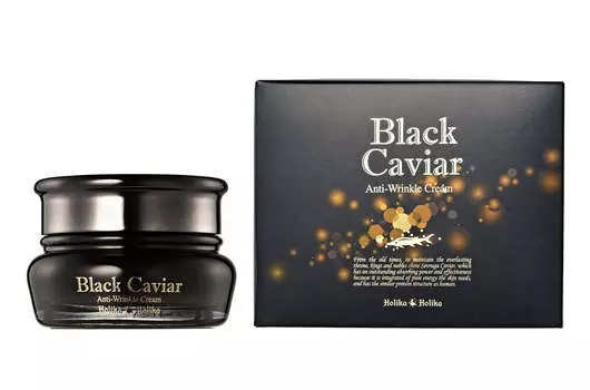 HOLIKA HOLIKA Black Caviar Anti-Wrinkle Cream крем против морщин с черной икрой 50мл